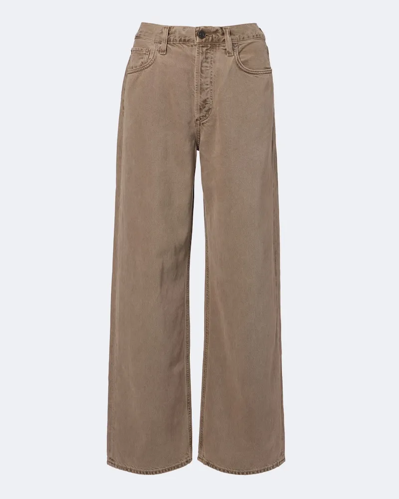 AGOLDE Jeans Low Slung Baggy a gamba larga Grigio