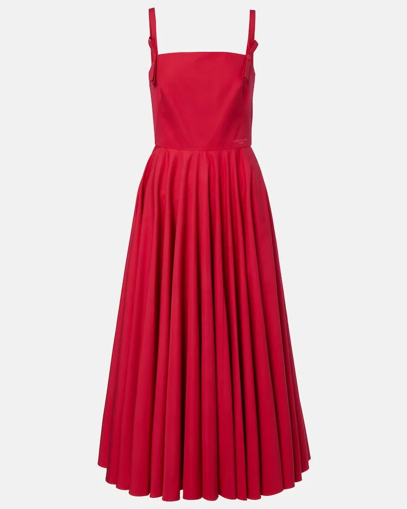 Givenchy Abito midi in cotone Rosa