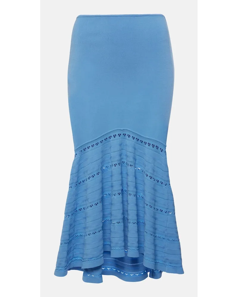 Victoria Beckham Gonna midi in maglia Nero