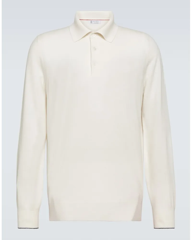 Brunello Cucinelli Polo in cashmere Beige