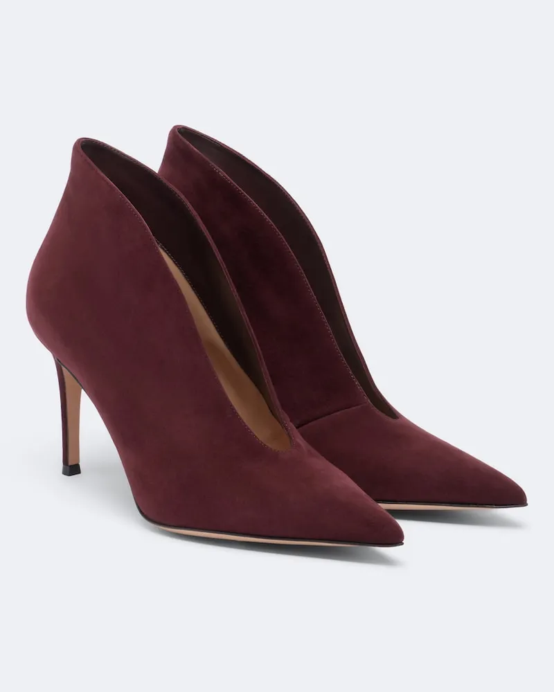 Gianvito Rossi Pumps Vania in suede Borgogna