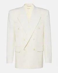 Saint Laurent Blazer in lana Bianco