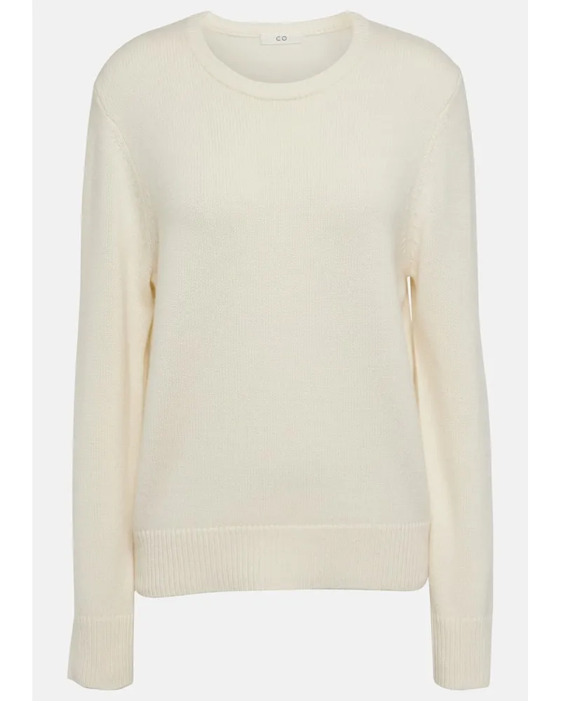 Co Pullover in cashmere Bianco