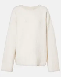 Lisa Yang Pullover Elsa in maglia di cashmere Bianco