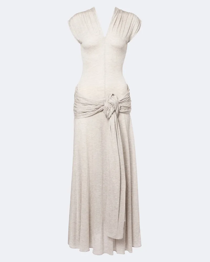 J.W.Anderson Abito midi in jersey Grigio
