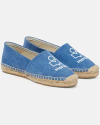 Isabel Marant Espadrillas Canae in canvas con logo Blu