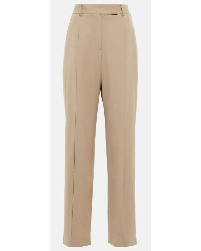 Brunello Cucinelli Pantaloni a gamba larga Beige