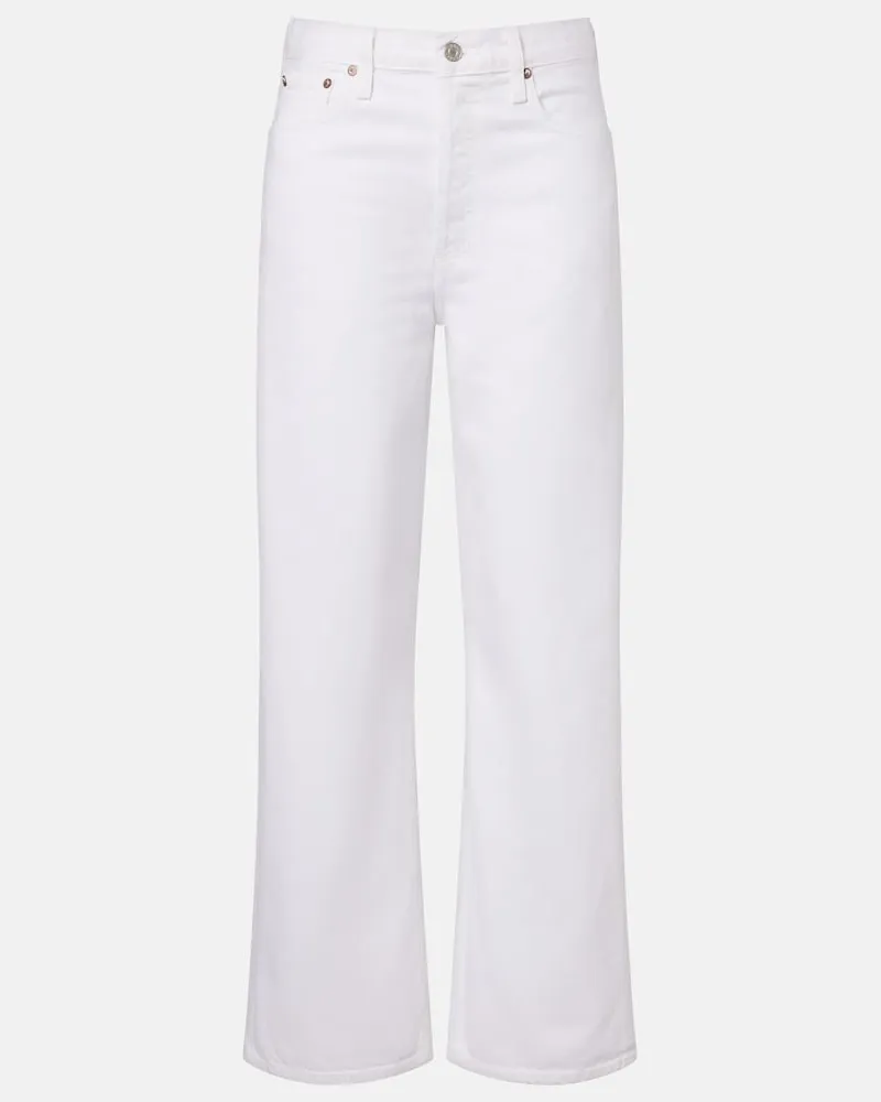 AGOLDE Jeans Low Slung Baggy a gamba larga Bianco