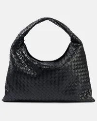 Bottega Veneta Borsa Hop Large in pelle Nero