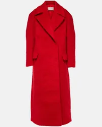 Valentino Garavani Cappotto in misto mohair Rosso