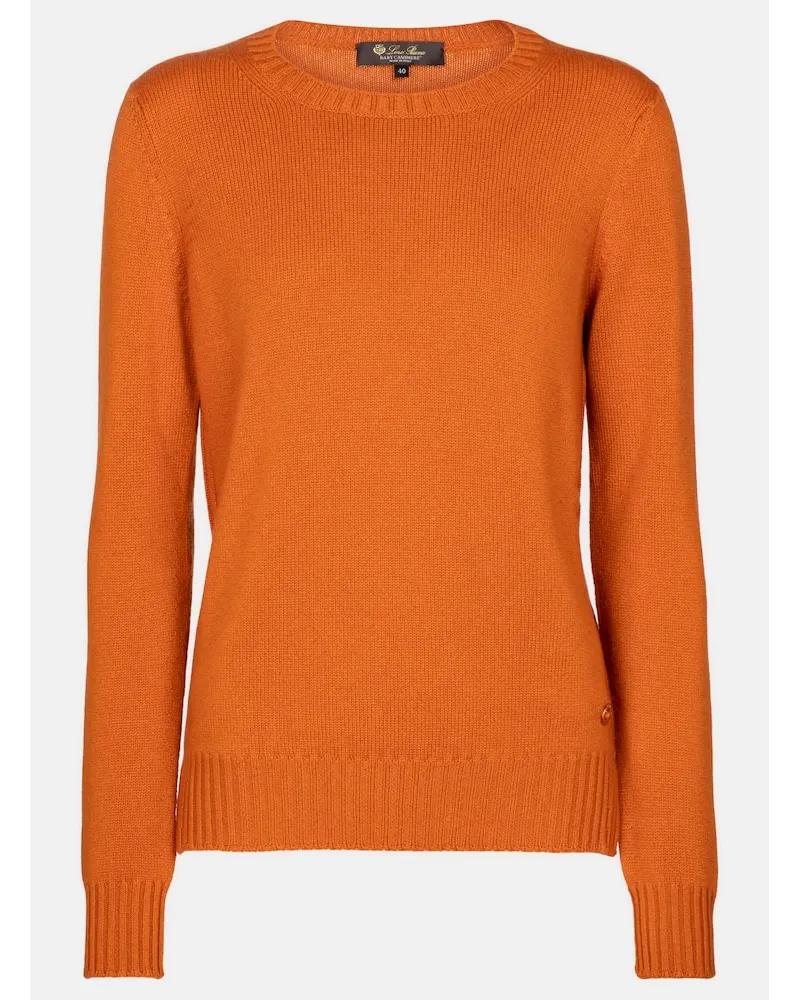 Loro Piana Pullover Parksville in cashmere Arancione