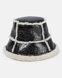 Jean Paul Gaultier Cappello da pescatore in pelle Nero