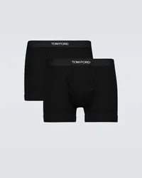 Tom Ford Set di 2 boxer in misto cotone Nero