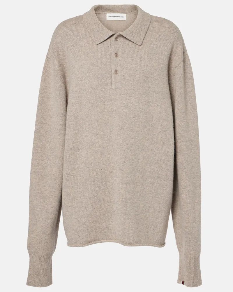 extreme cashmere Polo NÂ°357 Marylebone in misto cashmere Grigio