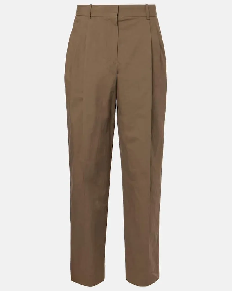 The Row Pantaloni a gamba larga Lilas Verde