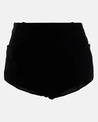 Tom Ford Shorts in velluto di cotone Nero