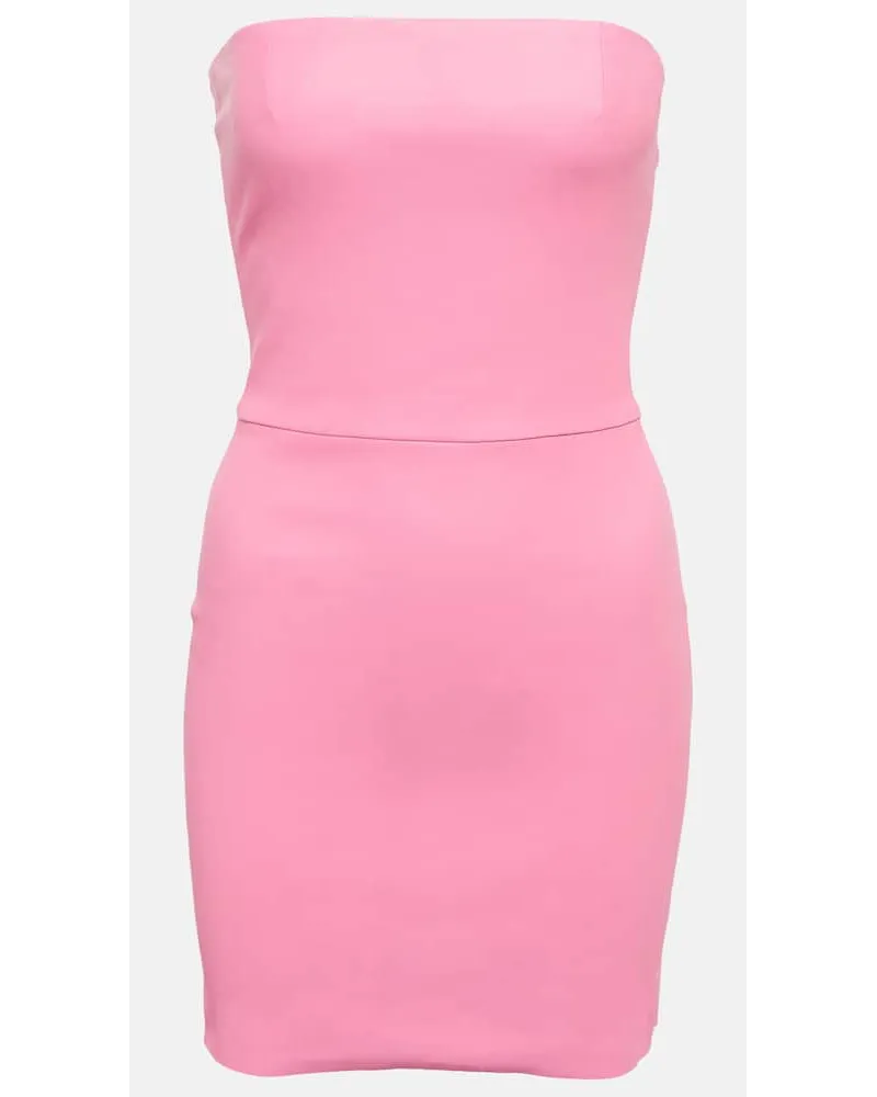 Stouls Miniabito bustier Amina in pelle Rosa