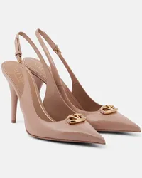 Valentino Garavani Pumps slingback VLogo Bold in vernice Rosa