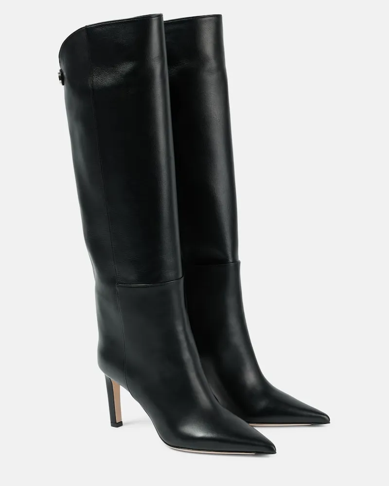 Jimmy Choo Stivali Alizze 85 in pelle Nero