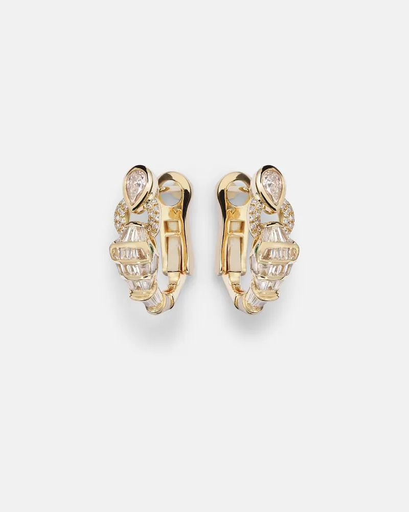 SHAY Orecchini Serpentine in oro 18kt con diamanti Oro