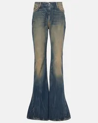 Acne Studios Jeans bootcut 2024F a vita alta Blu