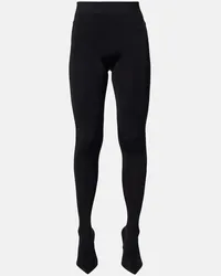 Balenciaga Leggings con scarpe Nero