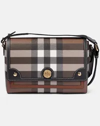 Burberry Borsa Note Medium in canvas Multicolore