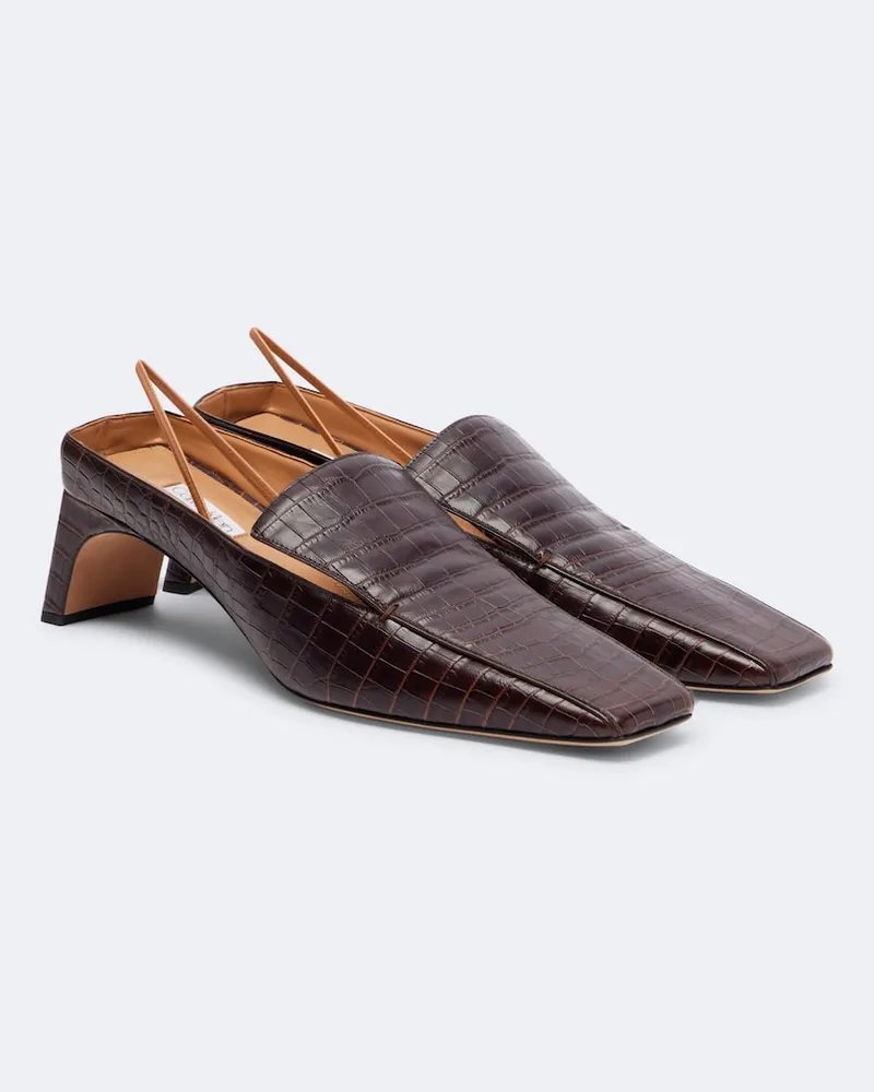 Calvin Klein Pumps slingback Tilda in pelle Marrone