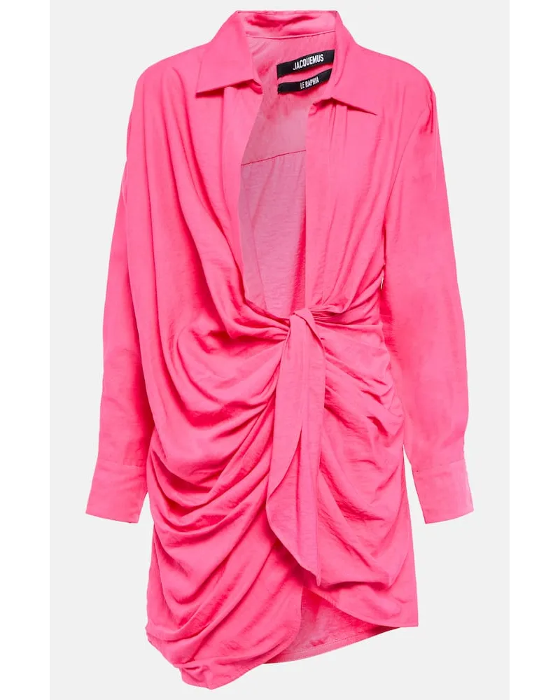 Jacquemus Miniabito Bahia con fiocco Rosa