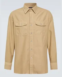 Tom Ford Camicia in cotone Beige