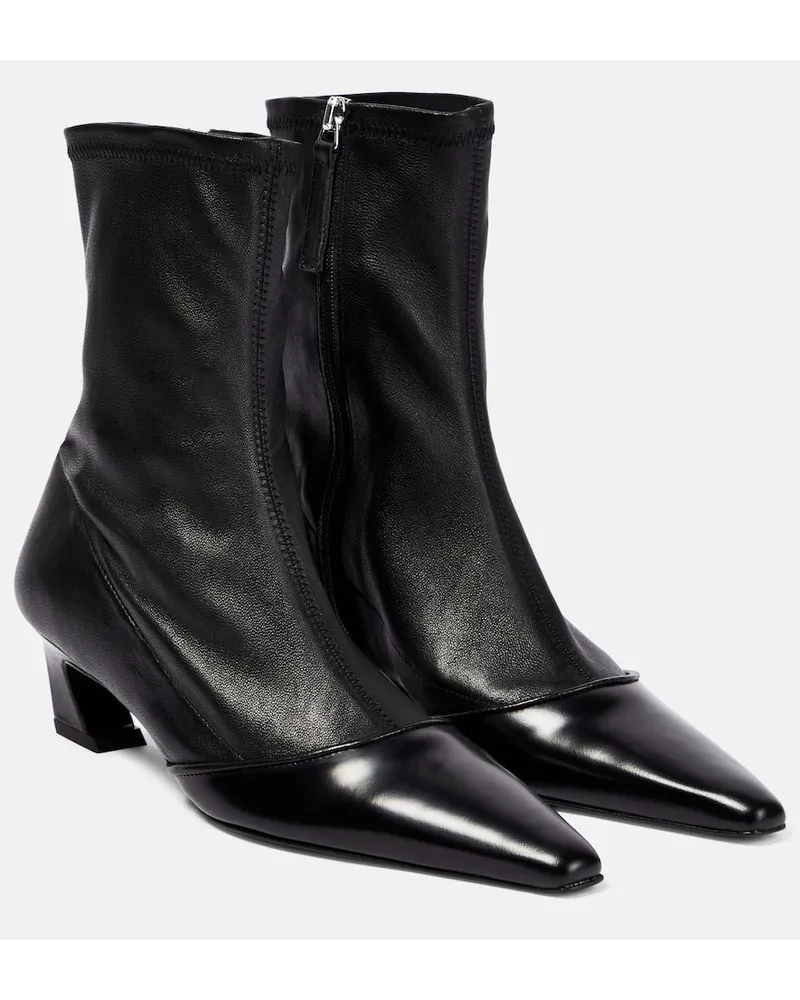 Acne Studios Stivaletti Bano in pelle Nero