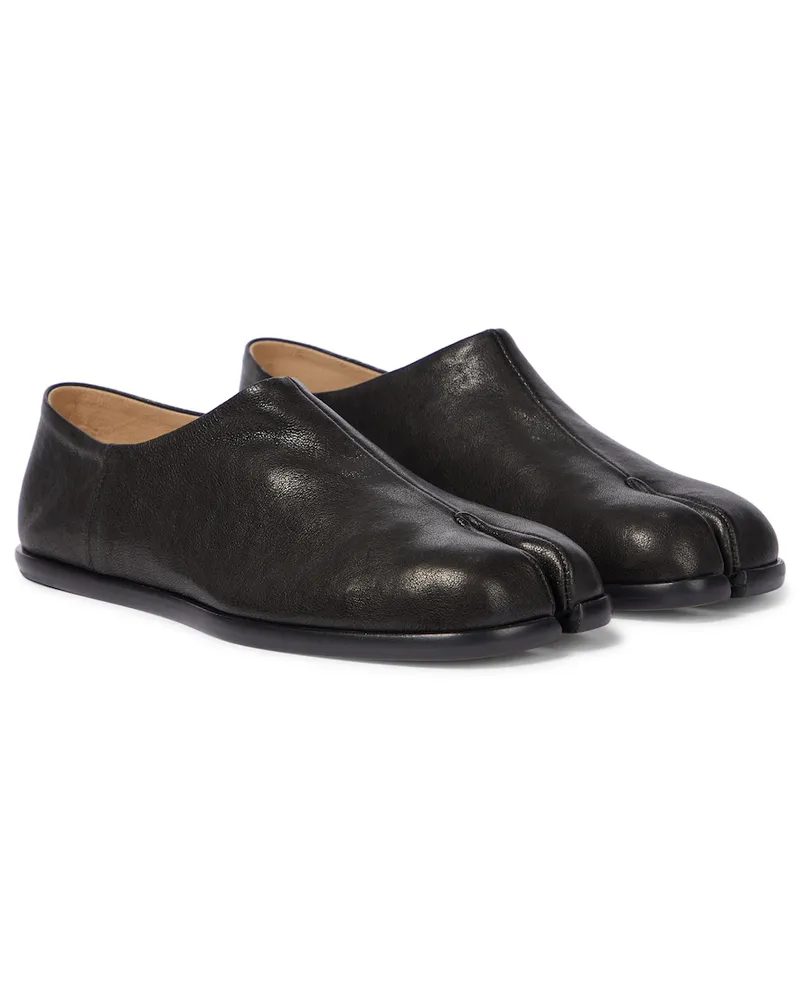 Maison Margiela Mocassini Tabi in pelle Nero