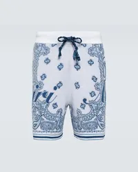 Amiri Shorts in jacquard di cotone Bianco