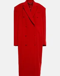 Magda Butrym Cappotto doppiopetto in lana Rosso