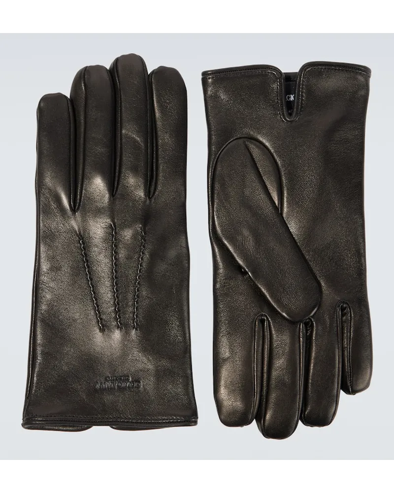 Giorgio Armani Guanti in pelle Nero