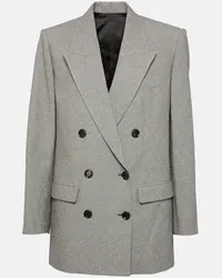 Isabel Marant Blazer doppiopetto Nevim Grigio