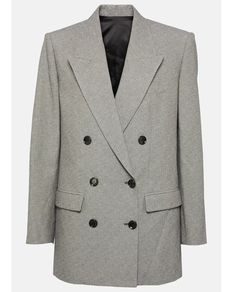 Isabel Marant Blazer doppiopetto Nevim Grigio