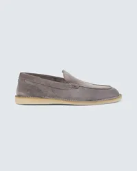 Dolce & Gabbana Mocassini New Florio Ideal in suede Grigio