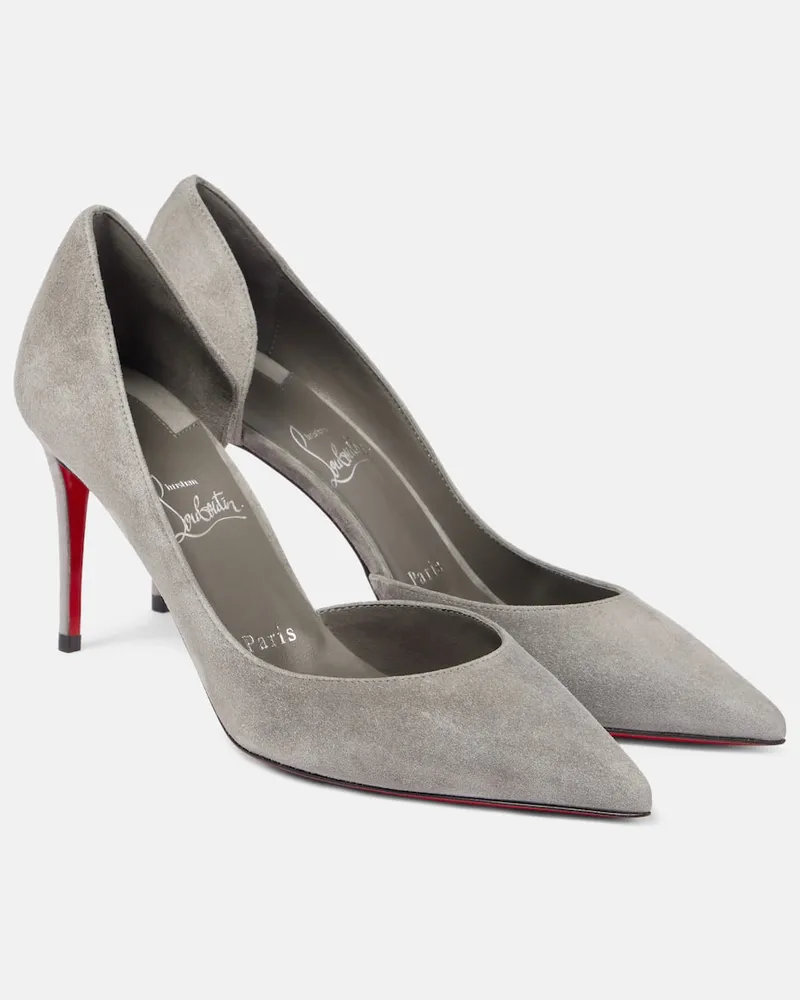 Christian Louboutin Pumps Irizia 85 in suede Grigio