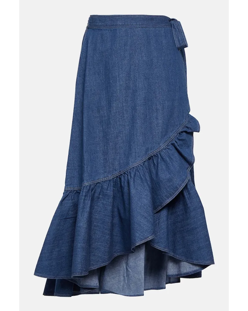 Ralph Lauren Gonna a portafoglio in chambray Blu