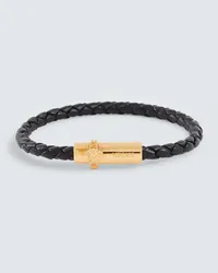 Versace Bracciale Medusa in pelle Marrone