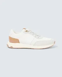 TOD'S Sneakers con pelle Bianco