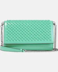 Christian Louboutin Clutch Paloma Small in vernice Verde