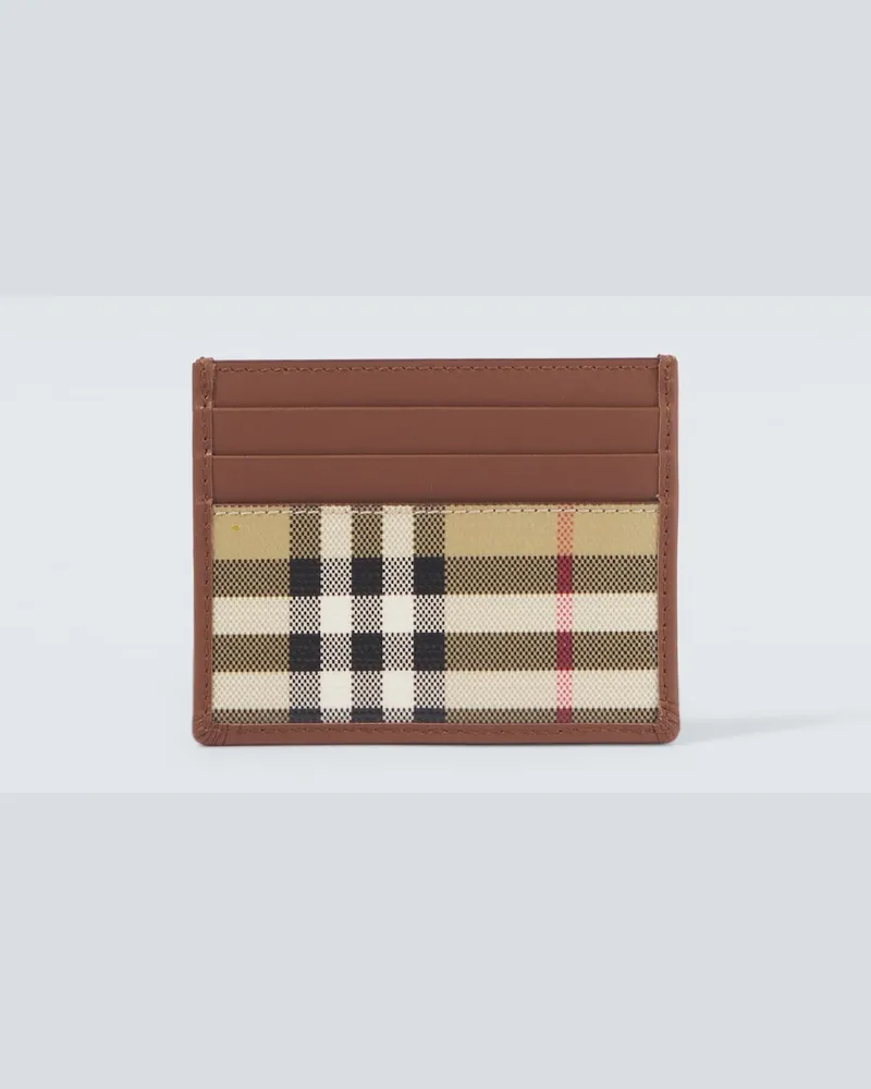 Burberry Portacarte Burberry Check in canvas Beige