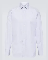 Ermenegildo Zegna Camicia Oxford Trofeo in cotone Multicolore