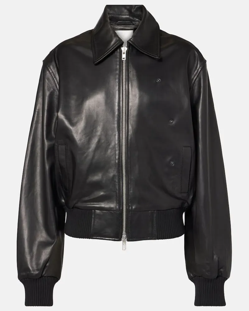Christopher Esber Bomber in pelle Nero