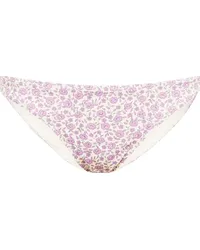 Tory Burch Slip bikini a vita bassa con stampa Multicolore