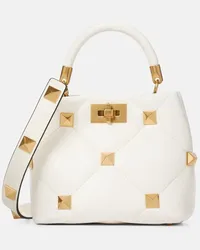 Valentino Garavani Borsa Roman Stud Small in pelle Bianco