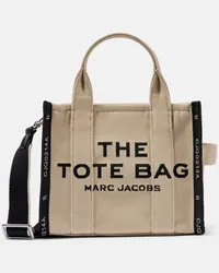 Marc Jacobs Borsa The Small in canvas Neutro