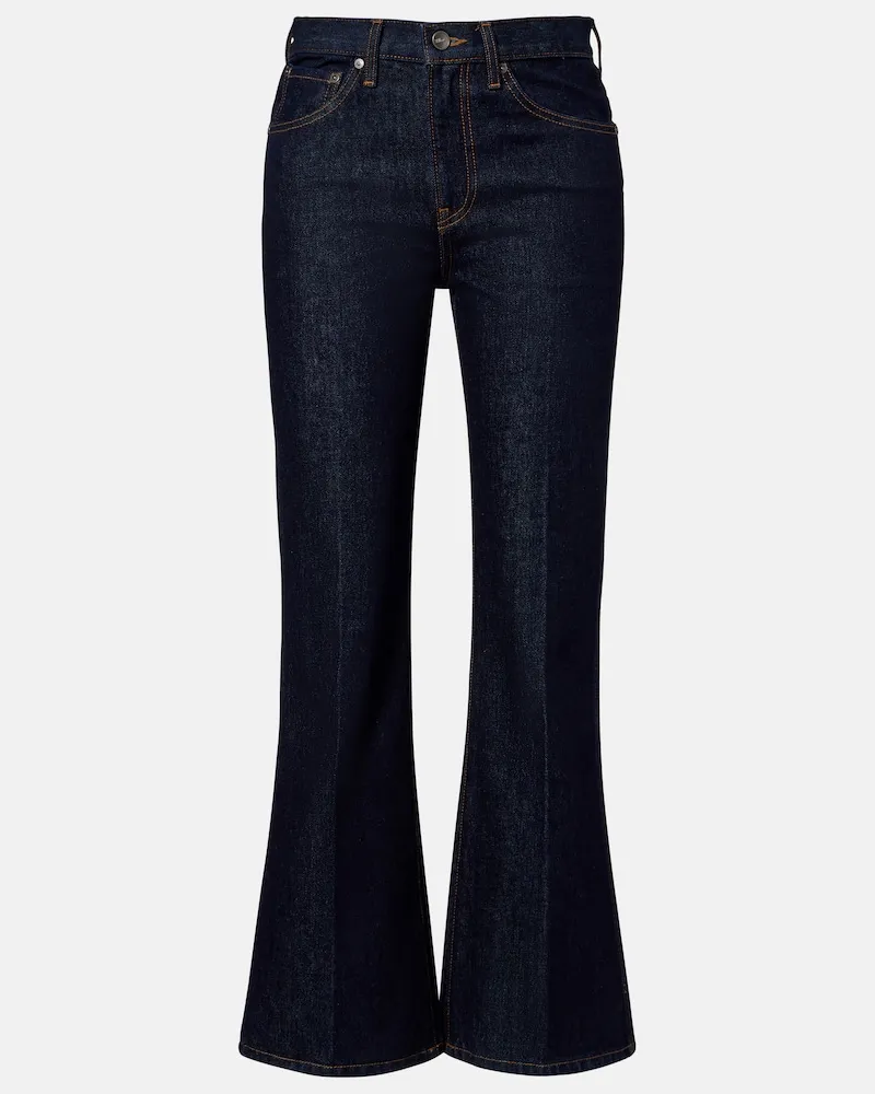 KHAITE Jeans flared Clara Blu